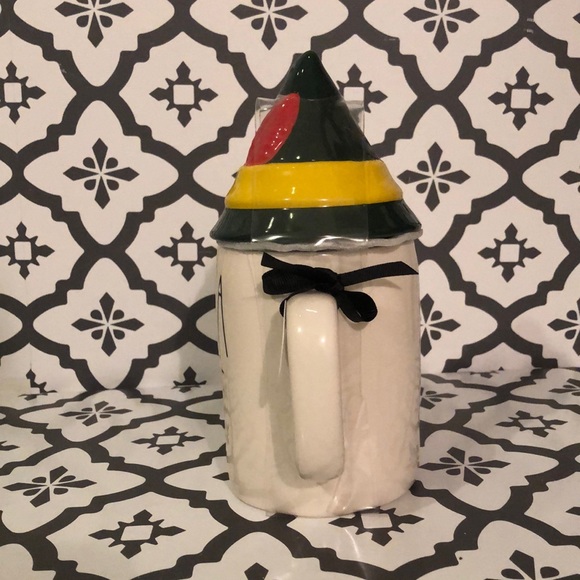 Rae Dunn PAPA ELF mug with topper - Picture 2 of 2